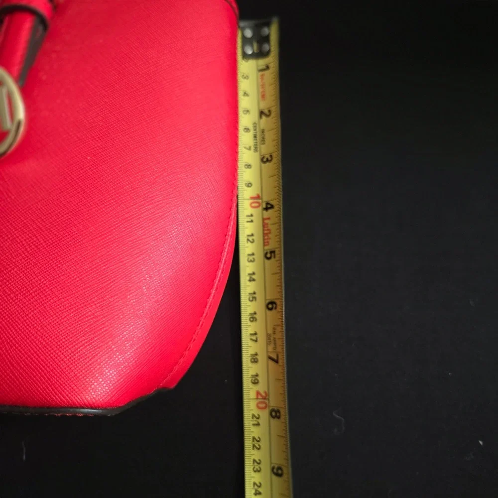 Michael Kors Jet Set Travel XS Carryall Tote Bag Red 35T9GTVT0L DK Sangria - Picture 8 of 9